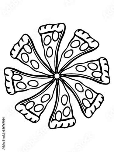 Clipart Pizza Salami Runde Lieferung