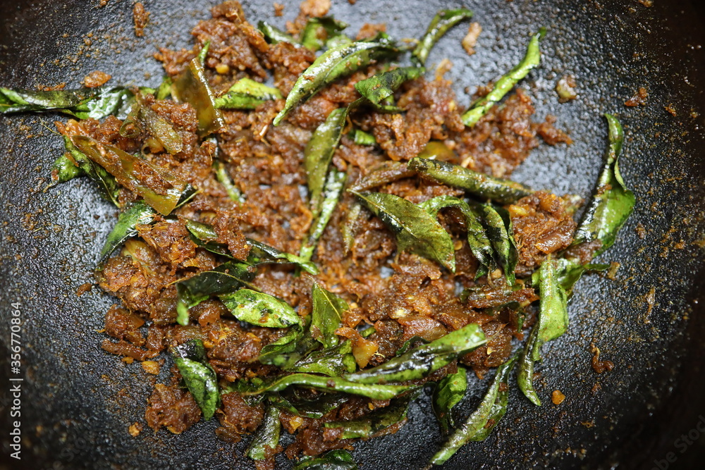 mathi pollichathu. kerala style preparation of sardine fish. fish ...