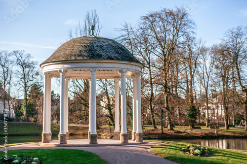 Parc de Orangerie Strasbourg sunny at winter photo