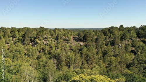 Forêt de Fontainebleau, vue du ciel (île-de-France) © Lotharingia