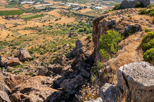 The remaining from Sillyon, which was an important fortress and city near Attaleia in Pamphylia, on the southern coast of modern Turkey. photo