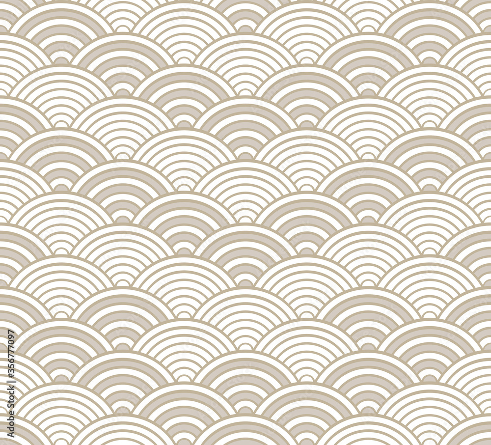 Monochrome Seigaiha Japanese Wave Pattern Monochrome Seigaiha Japanese Wave Pattern