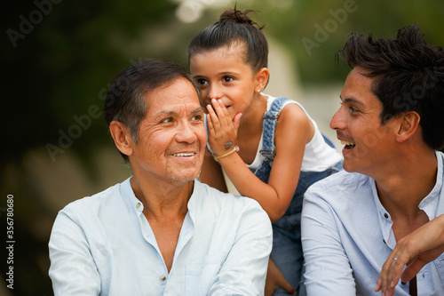 three generations together
