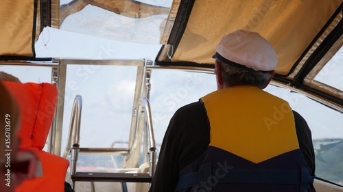 man on a boat