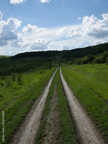 country road in the mountains