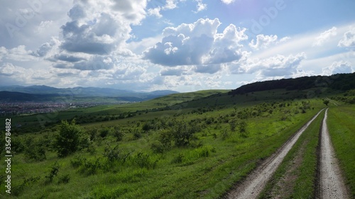 country road in the mountains