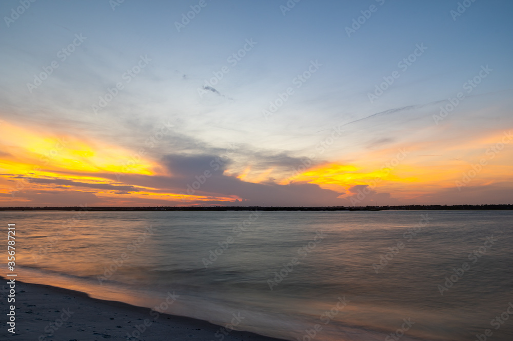 Beautiful Twilight Sky over the Channel