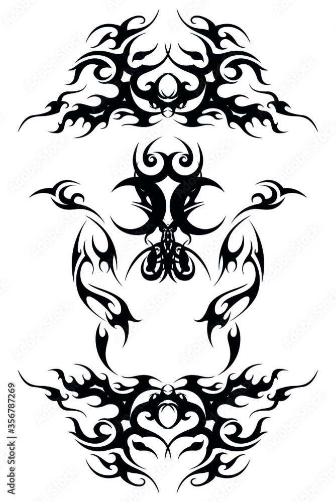 Obraz premium space cosmic energy alien birds kailas eyes trance symbol