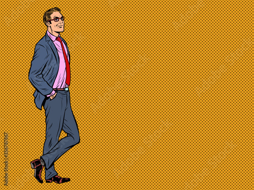 Positive business man