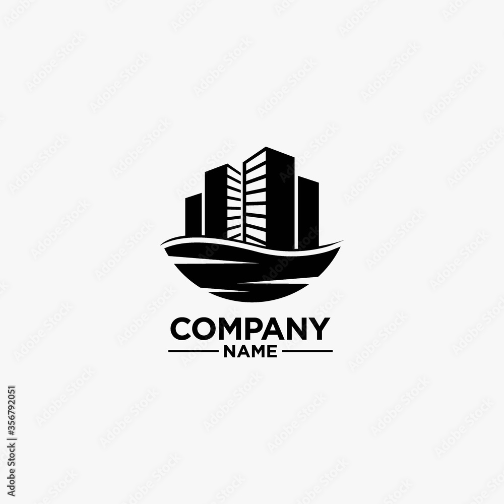 Real estate logo design. House and building logo design. Real estate logo design. House and building logo design.