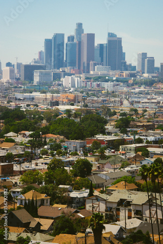Aerial view of Downtown Los Angeles © Hayk Shalunts
