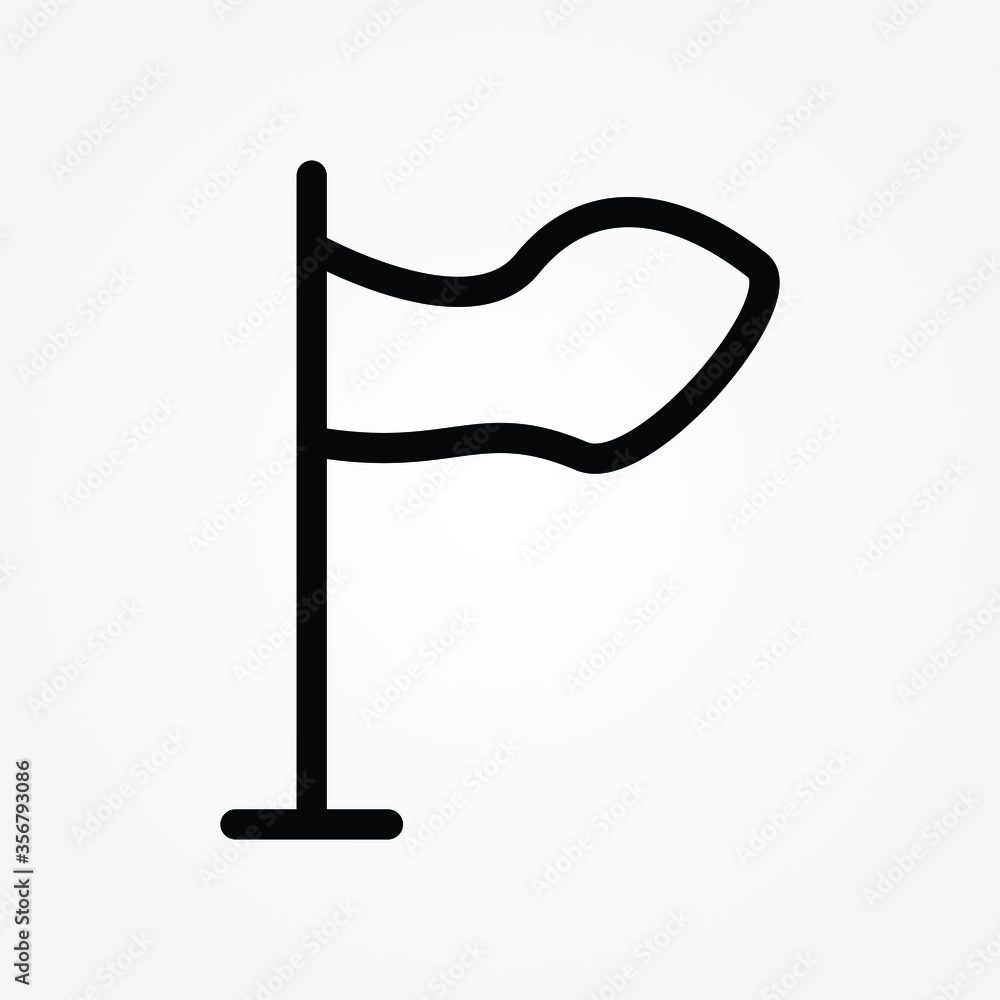 line flag Icon design vector illustration line flag Icon design vector illustration