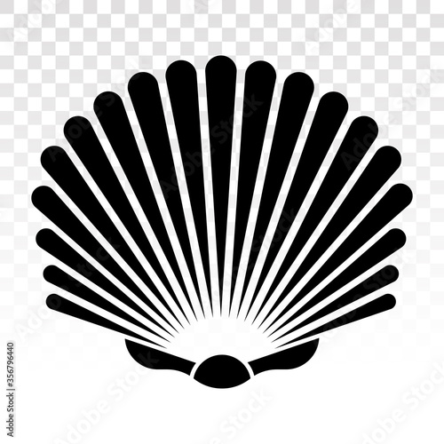 Sea shells / shellfish flat icon for apps and websites