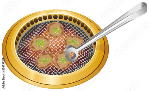 牛タンと無煙ロースター