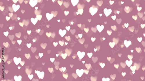 sweet pink hearts love background