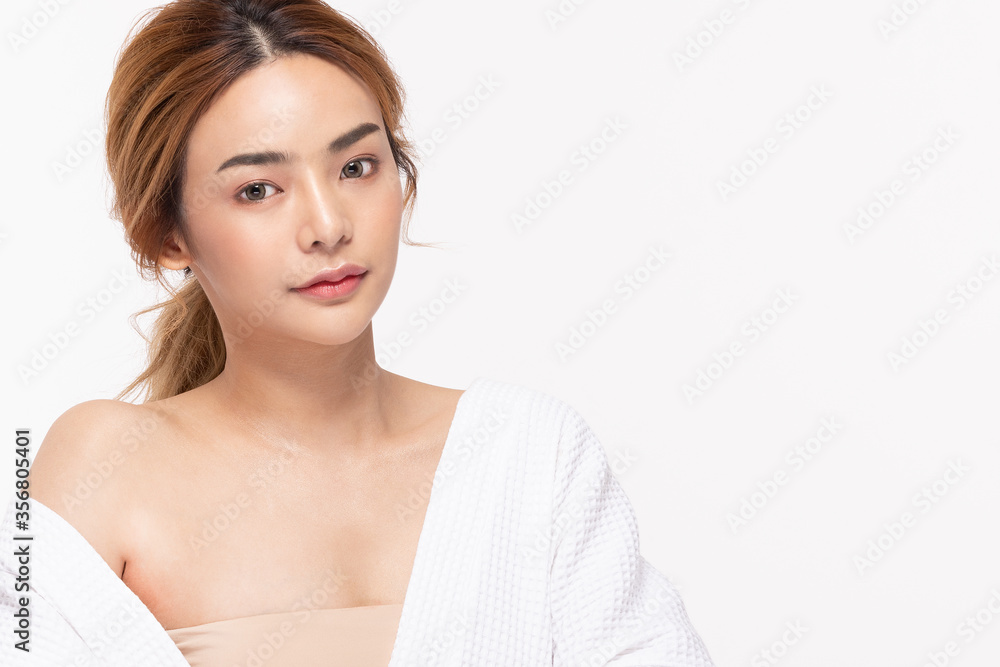 Beauty asian women portrait face with skin care healthy and skin. Beauty asian women portrait face with skin care healthy and skin.