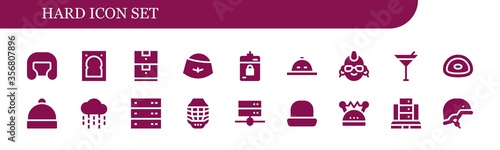 hard icon set
