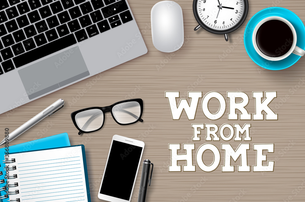 Work from home text. Home текст.
