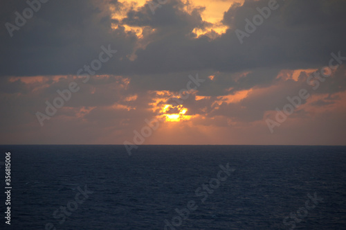 Sunset on the Caribbean Sea II