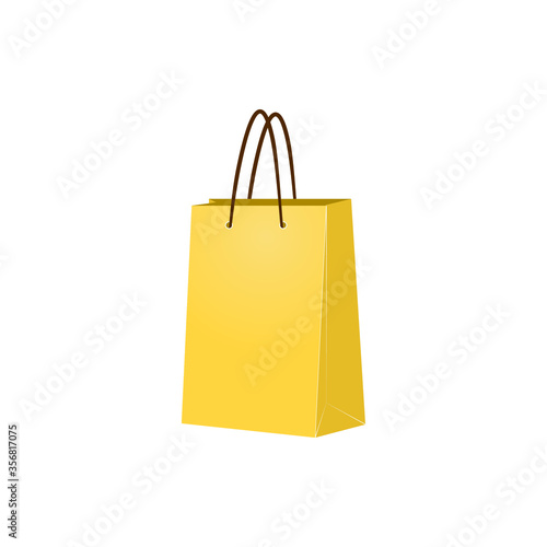 yellow shopping bag