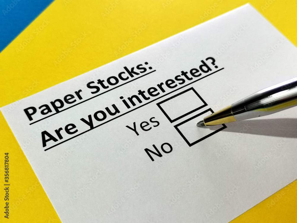 Questionnaire about stock investment Questionnaire about stock investment