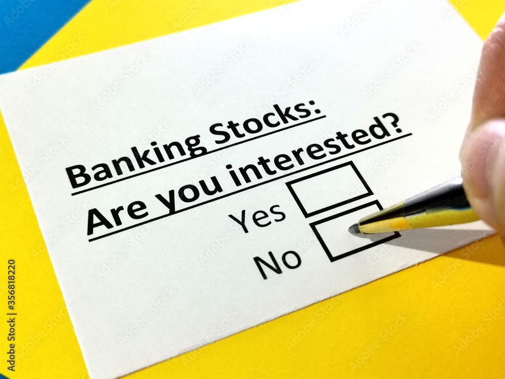 Obraz premium Questionnaire about stock investment