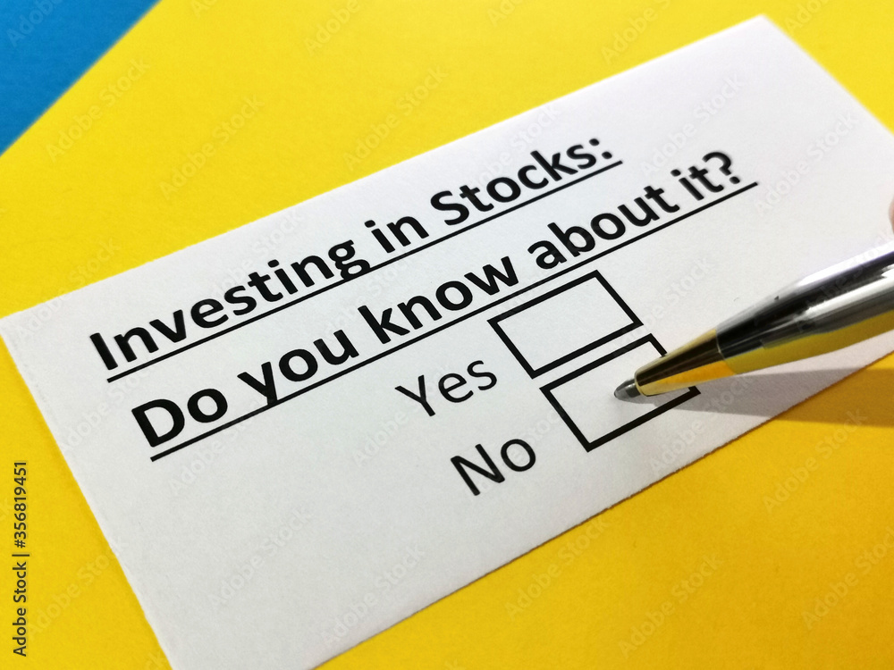 Questionnaire about stock investment Questionnaire about stock investment
