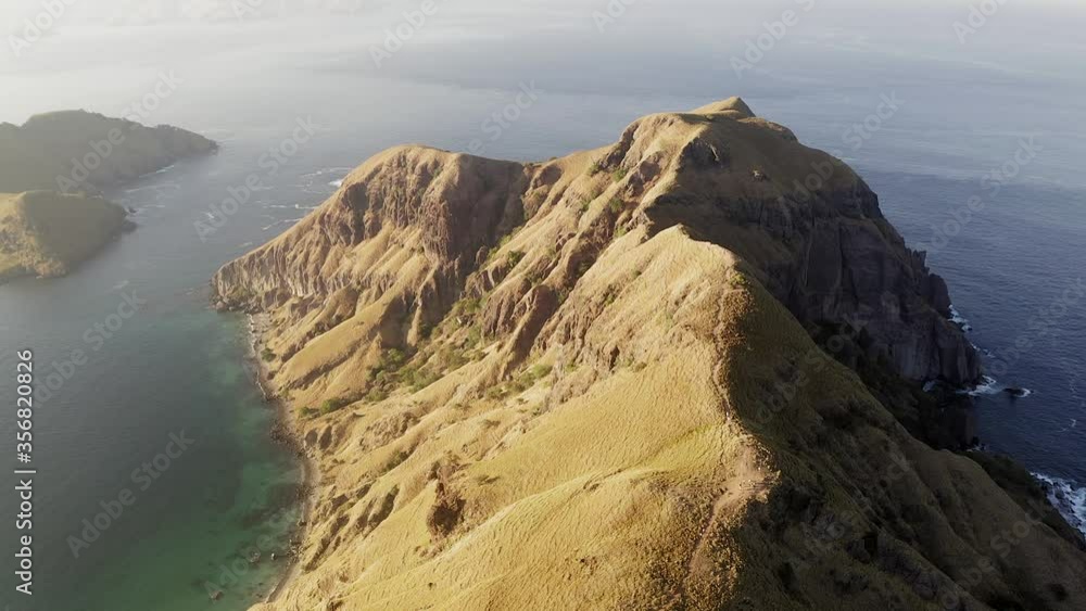 Aerial view of a mountain island in Lombok, Indonesia. Aerial view of a mountain island in Lombok, Indonesia.
