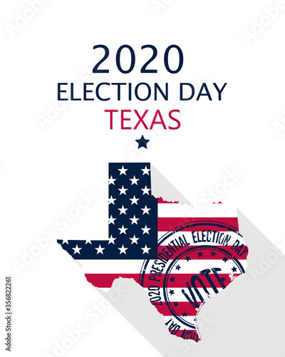2020 Texas vote card
