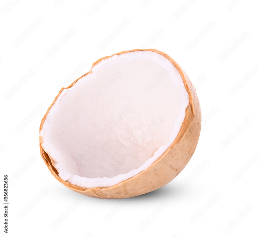 Perfume Coconut isolated on white background Perfume Coconut isolated on white background