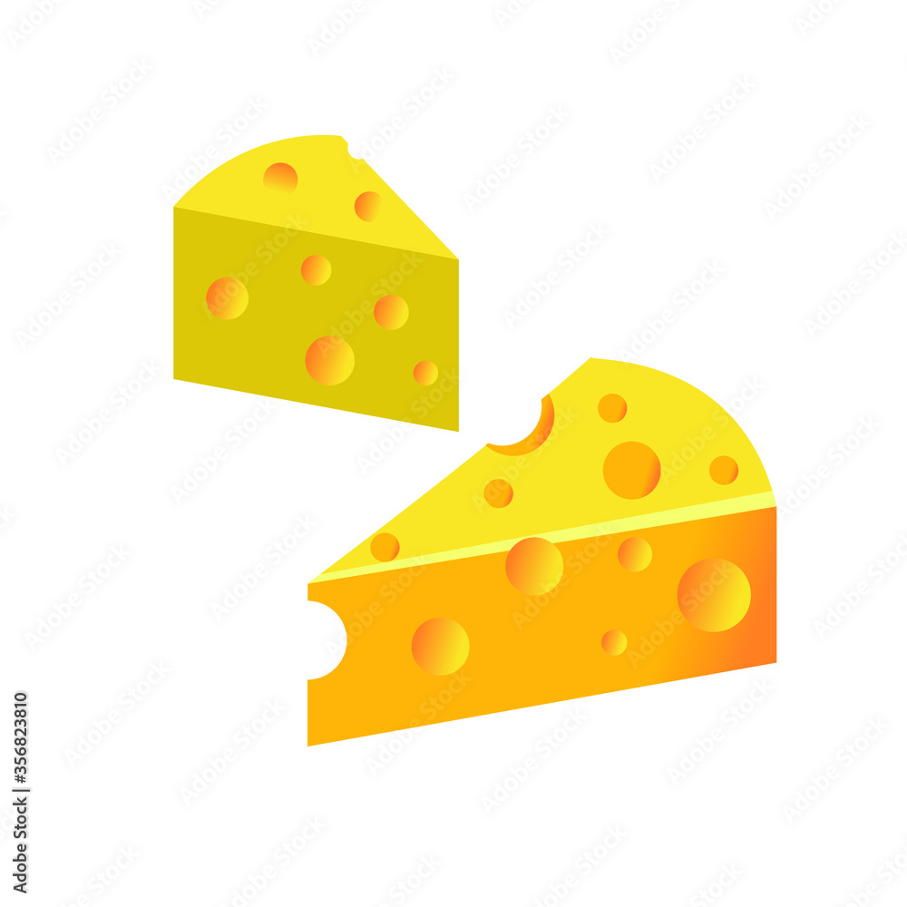 cheese isolated on white background cheese isolated on white background