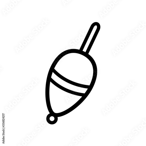 fishing float icon in trendy flat design 