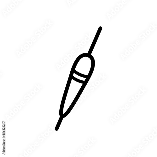 fishing float icon in trendy flat design 