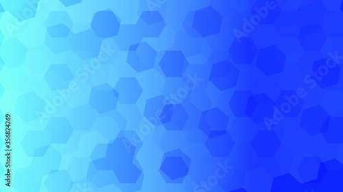 abstract blue polygon background