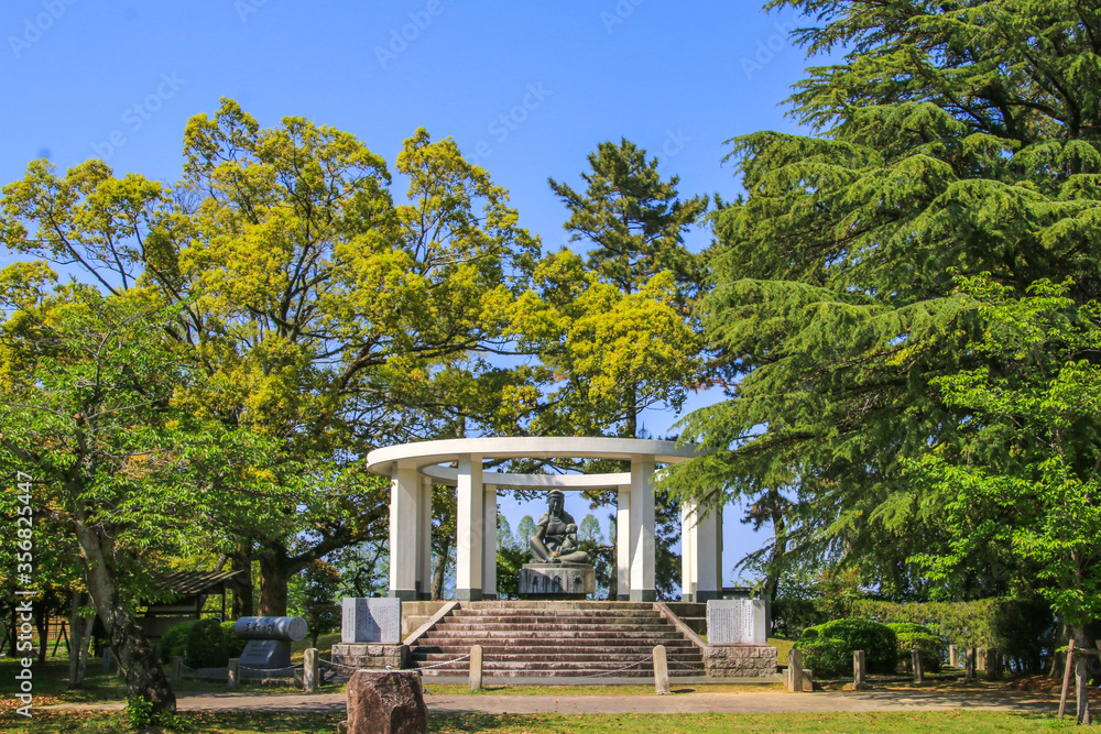 Obraz premium 膳所城跡公園