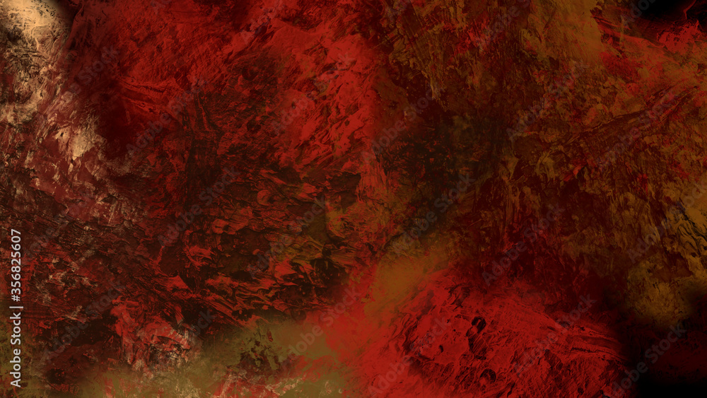 Abstract digital painting of geologic mountain illustration background Abstract digital painting of geologic mountain illustration background