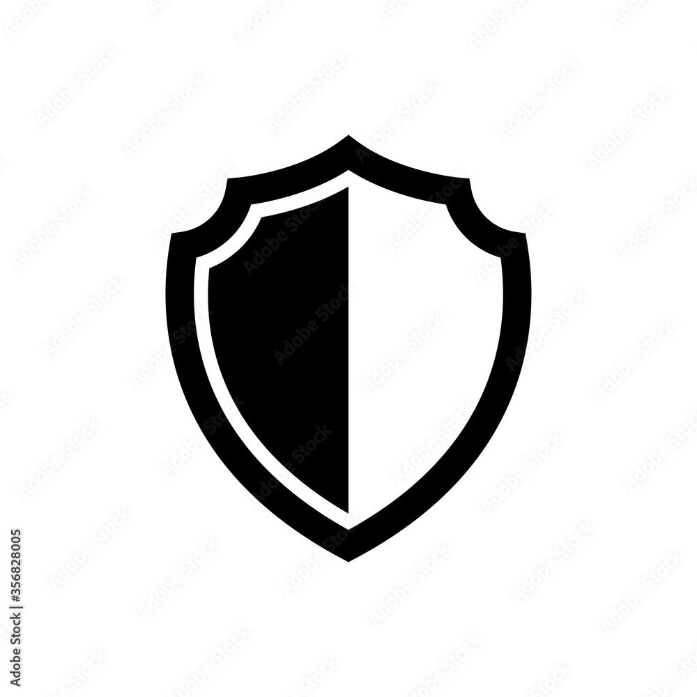 vector shield icon, flat design best shield icon vector logo template vector shield icon, flat design best shield icon vector logo template