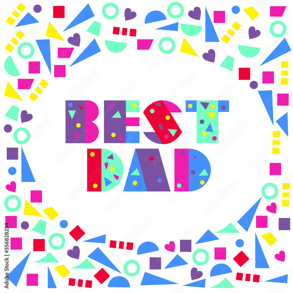 An abstract vector illustration on Best Day in typographic design style on an isolated white background An abstract vector illustration on Best Day in typographic design style on an isolated white background