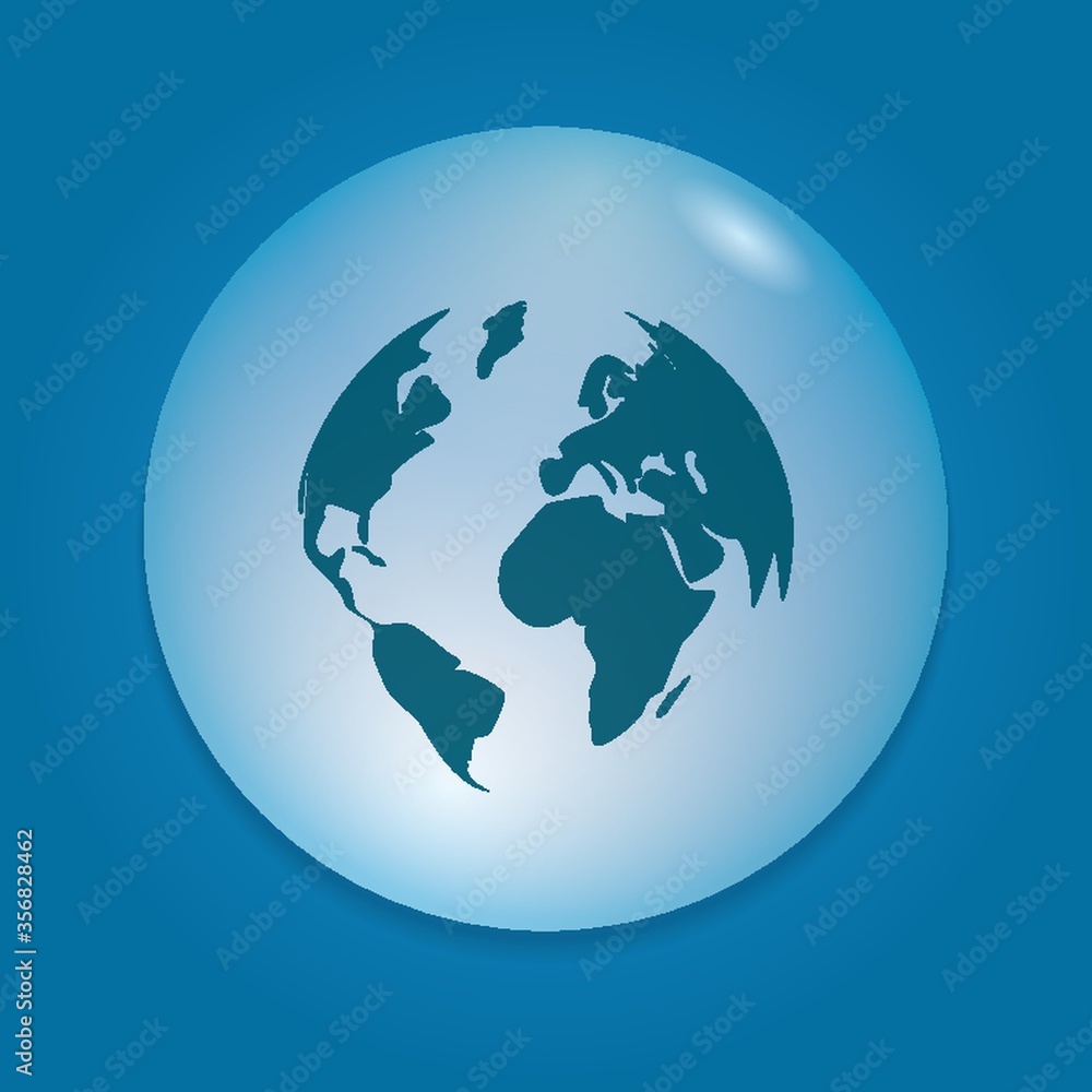 Fototapeta premium earth icon