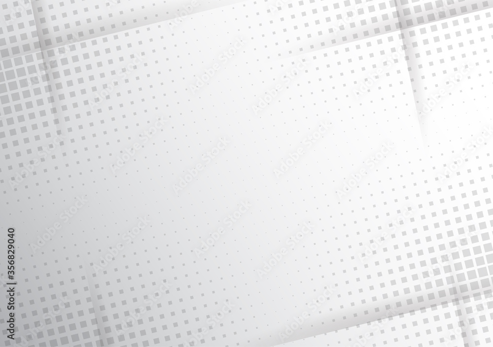 Modern Halftone white and grey background. Decorative web concept, banner, layout, poster. Vector illustration Modern Halftone white and grey background. Decorative web concept, banner, layout, poster. Vector illustration