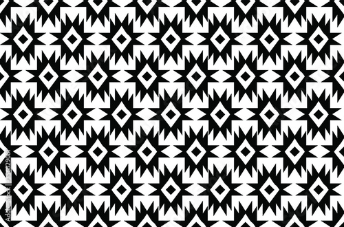 Black and white geometry ornaments from the motifs of the past, which are famous. can be used for various functions
