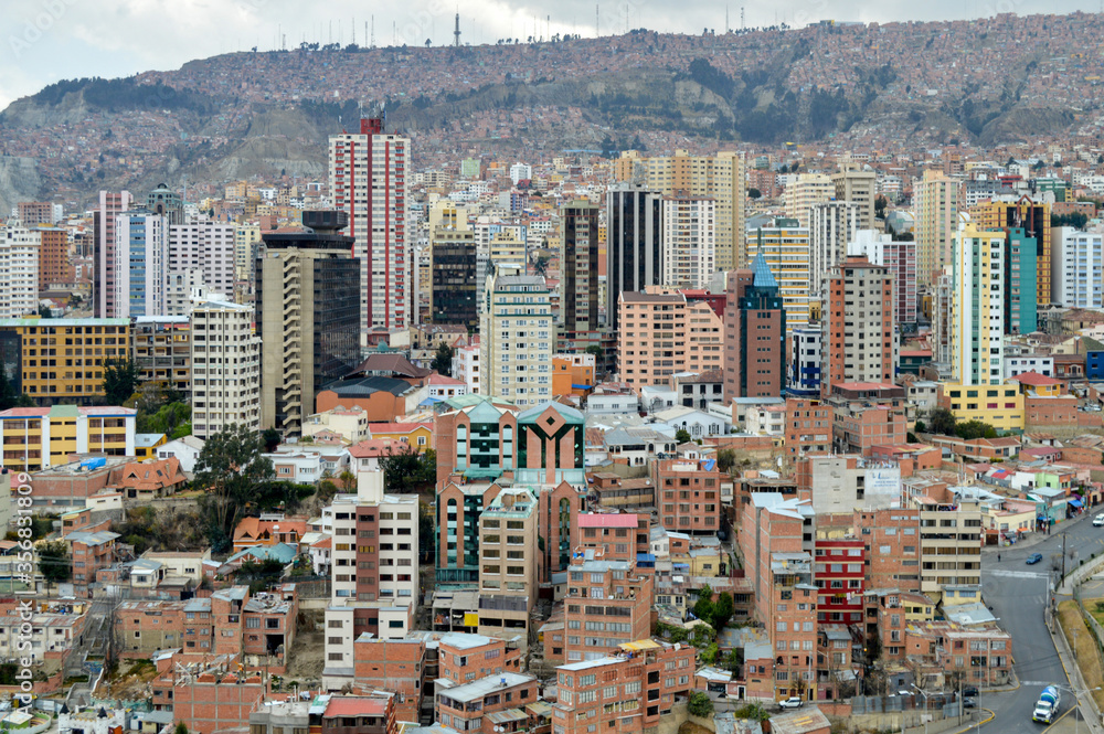 La Paz, Bolivia cityscape