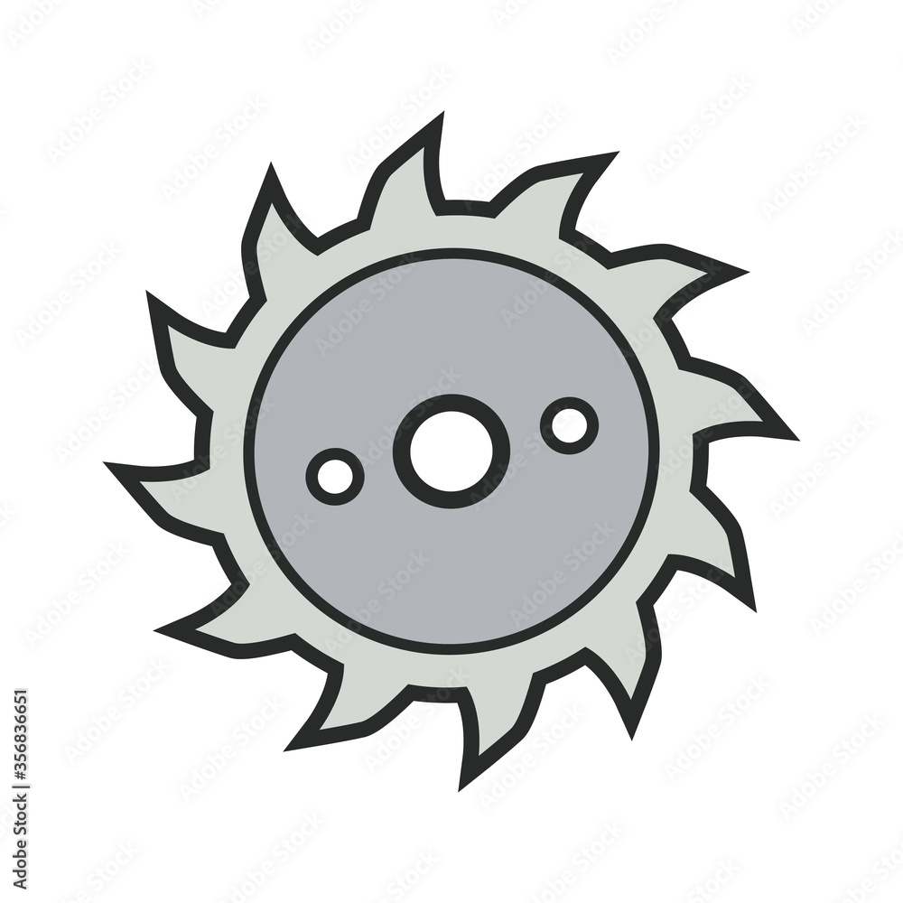 saw blade icon vector design illustration saw blade icon vector design illustration
