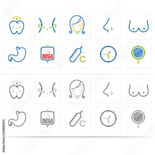 healthcare icon set