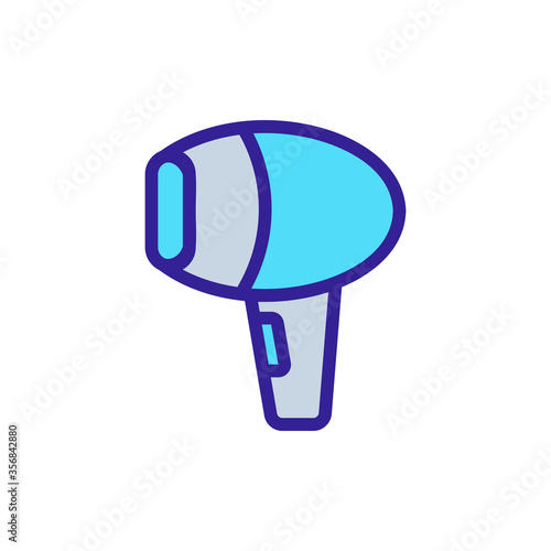 epilator female bodycare gadget icon vector. epilator female bodycare gadget sign. isolated color symbol illustration