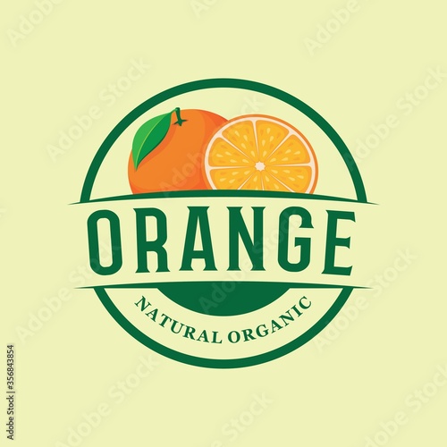 Orange logo design 