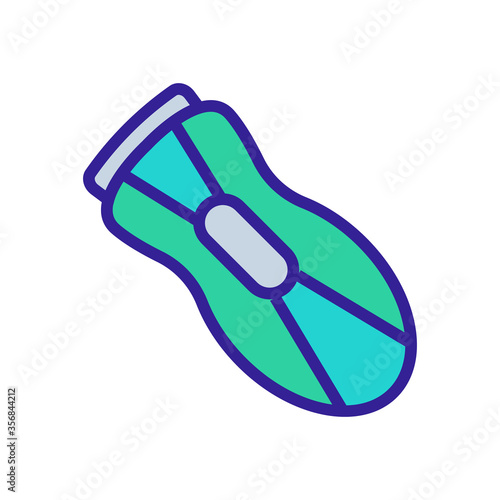 epilator electronic tool icon vector. epilator electronic tool sign. isolated color symbol illustration