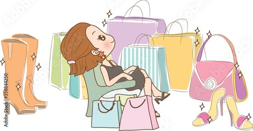 girl taking rest on couch