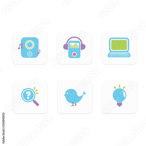 assorted icons