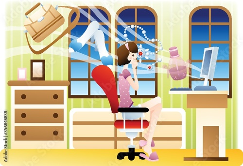 woman shopping online for accessories